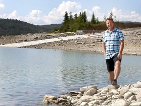 Ghost Lake Marina owner, Mike Weinert is happy the new boat launch is near completion west of Calgary on Thursday June 21, 2018. Darren Makowichuk/Postmedia
