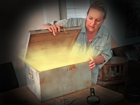 A death in the family sparks a search for long forgotten safety deposit boxes and their possible riches.