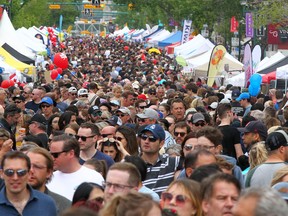 The streets were packed during Lilac Fest 2018 on 4 St SW near downtown Calgary Sunday, June 3, 2018.