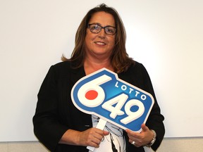 Cheryl Hunter of Calgary was one of two winners of the $5 million May 19 LOTTO 6/49 jackpot. The other winning ticket was sold in Regina.
