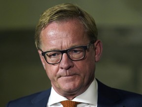 Alberta Education Minister David Eggen responded at the Alberta legislature on Tuesday, June 26, 2018 to a report by the Alberta child and youth advocate on 12 young people who died of opioid poisoning.