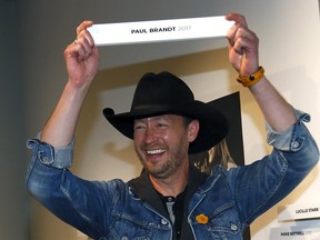 Paul Brandt was inducted into the Canadian Country Music Hall of Fame in Calgary on Monday.