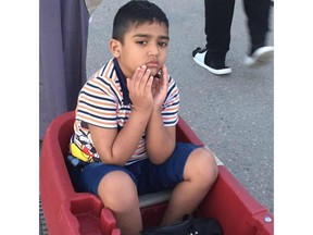 Five-year-old Raheel Uddin has died after being pulled from a northeast Calgary retention pond in the community of Saddle Ridge. Friends of the family say the boy had autism and a fascination with water. ORG XMIT: YFxmHC2uvUhwwJ-BvBfp