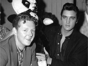 Red Robinson and Elvis Presley