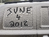 Newfoundland was hit with snow in early June.