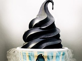 Calgary Stampede food 2018 - charcoal ice cream / supplied photo