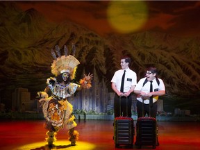Broadway Across Canada's 2018 touring version of The Book of Mormon, starring Monica Patton, Kevin Clay and Conner Peirson.