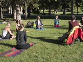 The Friends of Fish Creek summer wellness program includes weekly yoga, meditation and Qi Gong.