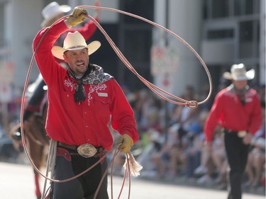 A performer during the 2018 Calgary Stampede Parade in Calgary, on Friday July 6, 2018. Leah Hennel/Postmedia