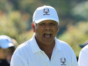 Lee Trevino at the 2012 Ryder Cup.