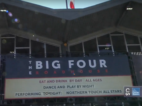 The Big Four Roadhouse at the 2018 Calgary Stampede. Taken from Roving Reporter video.