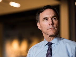 Finance Minister Bill Morneau indicated he's more focused on lowering the cost of new investment, which he said is the primary concern for businesses, rather than broad-based cuts in the corporate rate.