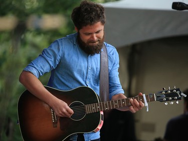 Michael David Rosenberg better known by his stage name Passenger performs at the Calgary Folk Festival on opening night, Thursday July 26, 2018. 
Gavin Young/Postmedia