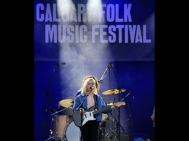 Lead vocalist Molly Rankin and Alvvays perform at the Calgary Folk Festival on opening night, Thursday July 26, 2018. 
Gavin Young/Postmedia