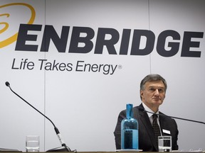 Enbridge president and CEO Al Monaco says the company remains focused on becoming a "pure play" regulated pipeline and utility business after agreeing to sell an array of natural gas gathering and processing assets in Western Canada for $4.3 billion to Brookfield Infrastructure and its institutional partners.
