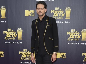 G- Eazy arrives at the MTV Movie and TV Awards at the Barker Hangar on Saturday, June 16, 2018, in Santa Monica, Calif. (Photo by AP)