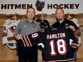 The Calgary Hitmen Hockey Club introduced Steve Hamilton as their 10th head coach in franchise history at the Scotiabank Saddledome in Calgary on Tuesday July 17, 2018. Darren Makowichuk/Postmedia