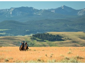 Guided horseback ride through Big Sky Country. Courtesy, Ranch at Rock Creek