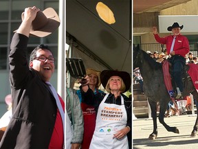 It's a long 10 days for politicians making the breakfast circuit at the Calgary Stampede.