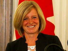 Alberta Premier Rachel Notley speaks at the Stampede Investment Forum in Calgary  Tuesday, July 10, 2018. Dean Pilling/Postmedia