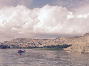 Calm waters await paddlers on the Red Deer River. Photos, courtesy Susan Mate