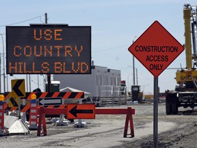 Crowchild and Stoney Trail under another siege of construction for a ring road.