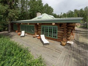 Edmonton Oilers owner Daryl Katz and Katz Group executive John Karvellas are selling their luxury Pigeon Lake cabin.