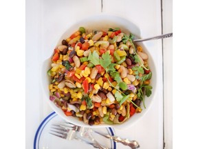 Two Bean and Corn Salad for ATCO Blue Flame Kitchen for August 1, 2018. Image supplied by ATCO Blue Flame Kitchen