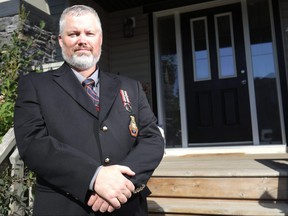 Dan Forde is among Calgary veterans who are looking to organize a rally in opposition to a controversial plan by the Royal Canadian Legion brass to shut down the veterans food bank in Calgary on Sunday July 22, 2018. Darren Makowichuk/Postmedia