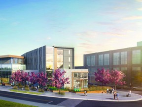 An artist rendering of the new YWCA Calgary Hub facility in Inglewood. Once completed in the spring on 2019, the Hub will offer community supports to at-risk women and their families in Calgary.