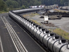 Crude-by-rail exports from Canada reached a record high in June at 205,000 barrels per day, a number expected to rise amid the pipeline shortage.