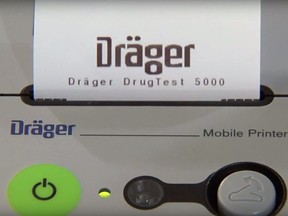 The Drager DrugTest 5000 can detect the presence of THC, the main psychoactive agent in cannabis, but that does not necessarily indicate impairment, writes Rob Breakenridge.