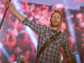 Dierks Bentley performs at the Country Thunder Music Festival at Prairie Winds Park in northeast Calgary on Friday, Aug. 17, 2018.