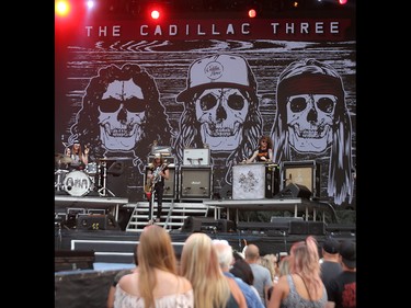 Southern rock band The Cadillac Three, performs at the 3rd annual Country Thunder music festival held at Prairie Winds Park in northeast Calgary Friday, August 17, 2018. Dean Pilling/Postmedia