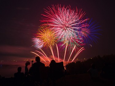 The opening night of the Globalfest Fireworks Festival celebrated Ukraine and lit up the sky above Elliston Park on Thursday August 16, 2018.