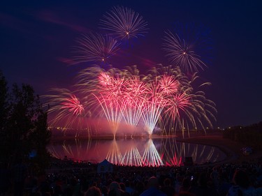 The opening night of the Globalfest Fireworks Festival celebrated Ukraine and lit up the sky above Elliston Park on Thursday August 16, 2018.