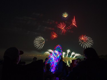 The opening night of the Globalfest Fireworks Festival celebrated Ukraine and lit up the sky above Elliston Park on Thursday August 16, 2018.