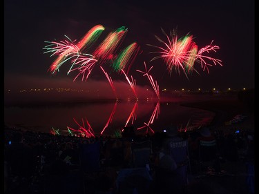 The opening night of the Globalfest Fireworks Festival celebrated Ukraine and lit up the sky above Elliston Park on Thursday August 16, 2018.