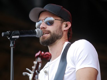 Chad Brownlee performs at the 3rd annual Country Thunder music festival held at Prairie Winds Park in northeast Calgary Friday, August 17, 2018. Dean Pilling/Postmedia