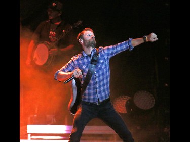 Country star Dierks Bentley performs at the 3rd annual Country Thunder music festival held at Prairie Winds Park in northeast Calgary Friday, August 17, 2018. Dean Pilling/Postmedia