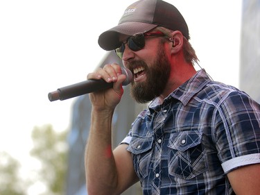 Drew Gregory performs at the 3rd annual Country Thunder music festival held at Prairie Winds Park in northeast Calgary Friday, August 17, 2018. Dean Pilling/Postmedia