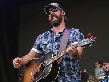 Drew Gregory performs at the 3rd annual Country Thunder music festival held at Prairie Winds Park in northeast Calgary Friday, August 17, 2018. Dean Pilling/Postmedia