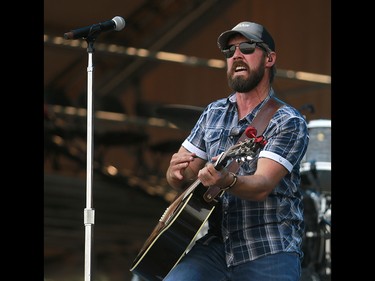 Drew Gregory performs at the 3rd annual Country Thunder music festival held at Prairie Winds Park in northeast Calgary Friday, August 17, 2018. Dean Pilling/Postmedia