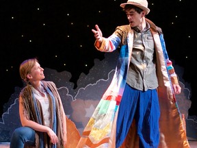 Cassia Schmidt and Daniel Fong in Joseph and the Amazing Technicolor Dreamcoat.