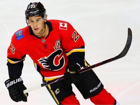 Calgary Flames first-line centre Sean Monahan.