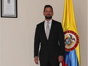 Jorge Guzman, new Consul General of Colombia in Calgary. Supplied photo