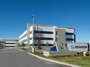 The new 200,000-square-foot Hexagon building in The District Development off Country Hills Blvd N.E. Supplied photo for David Parker column. July 2018