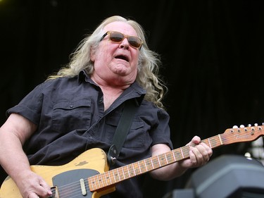 Richard Young, guitarist with the Kentucky Headhunters, performs during day three of the 3rd annual Country Thunder music festival held at Prairie Winds Park in northeast Calgary Sunday, August 19, 2018. Dean Pilling/Postmedia