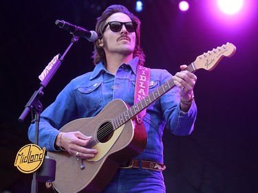 Mark Wystrach from the band Midland, performs during day three of the 3rd annual Country Thunder music festival held at Prairie Winds Park in northeast Calgary Sunday, August 19, 2018. Dean Pilling/Postmedia