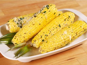 Parmesan Corn on the Cob for ATCO Blue Flame Kitchen; image supplied by ATCO Blue Flame Kitchen